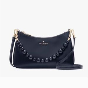 Kate Spade Madison Faux Pearl Convertible Crossbody ~ Parisian Navy